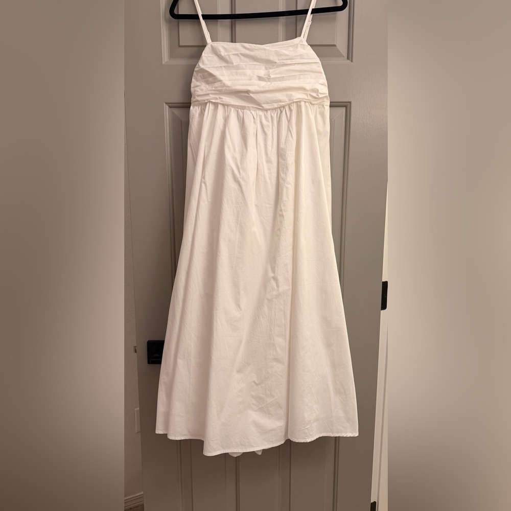Petal & Pup White Midi Dress